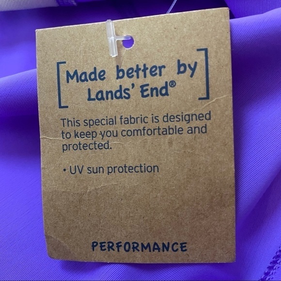 NWT Lands’ End Kids Rash Guard. Size Medium (10-12) - Picture 8 of 8